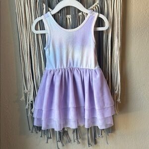 Old Navy Lavender and White Dance Dress